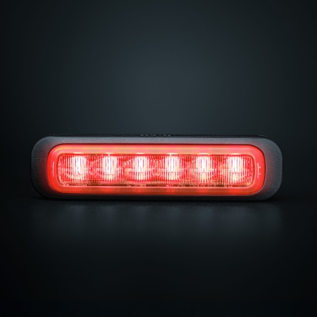 Strands Dark Knight Riktat Blixtljus Red 6 LED i gruppen Billjud / LED-Belysning / LED-lampor / Blixtljus hos BRL (872850404R)
