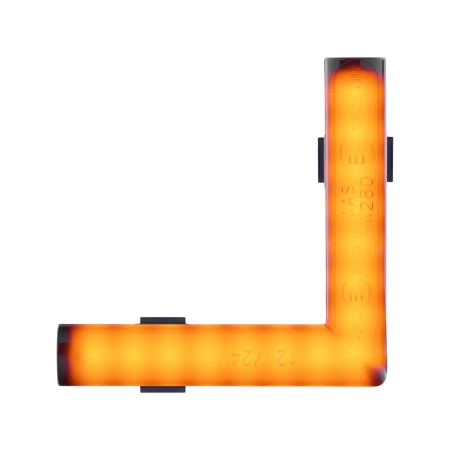 Strands Freedom Dark Line Orange Hörnsidomarkering i gruppen Billjud / LED-Belysning / LED-lampor / Extraljus hos BRL (872900043)