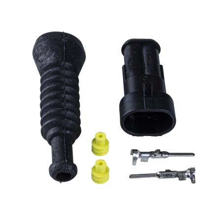 Strands Supersealkontakt Hane Kit Pol. 1. i gruppen Billjud / LED-Belysning / Monteringstillbehör / Kablar och kontakter hos BRL (872ASSS9901)