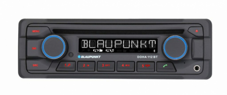 Blaupunkt Doha 112 BT, tålig stereo med Bluetooth och 2 par lågnivå med 4V i gruppen Billjud / Bilstereo / Enkeldin hos BRL Electronics (872DOHA112)