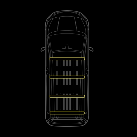 Strands Cruise Light C-Rack, Mercedes Vito 2014- i gruppen Billjud / Vad passar i min bil / Mercedes / Vito / Vito 2014-2023 hos BRL (872RRS2845400)