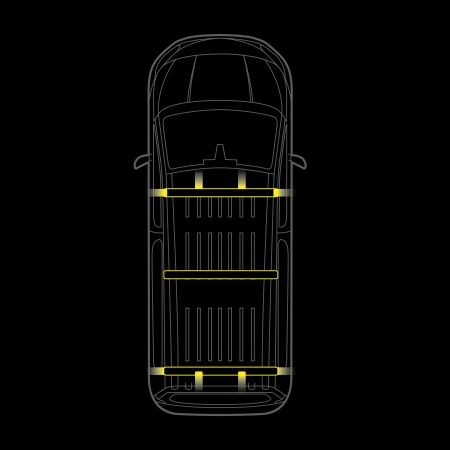 Strands Cruise Light C-Rack, VW Caddy Cargo 2021- i gruppen Billjud / Vad passar i min bil / Volkswagen / Caddy / Caddy Mk5 2022-2023 / Övrigt Caddy Mk5 2022-2023 hos BRL (872RRS4877344)