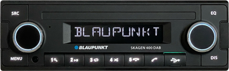 Blaupunkt Skagen 400 DAB, retro bilstereo med Bluetooth och DAB+ i gruppen Billyd / Bilstereo / 1-din spiller hos BRL Electronics (872SKAGEN400DAB)