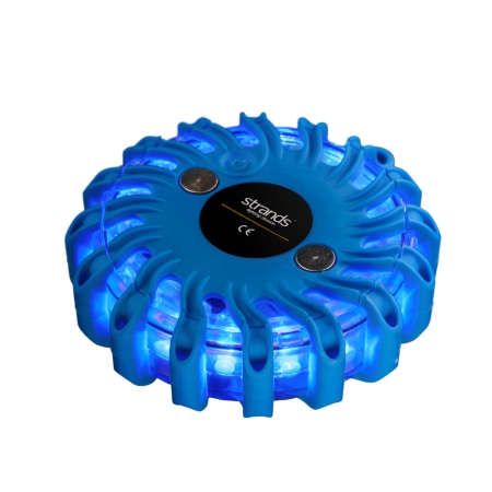 Strands Varning/Riktat Blixtljus Pucken Blå LED, 6-Pack I Väska i gruppen Billjud / LED-Belysning / LED-lampor / Blixtljus hos BRL (872TD90002B)