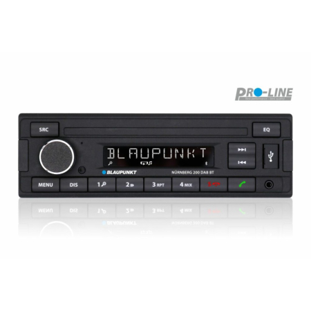 Blaupunkt Nürnberg 200 DAB BT, retro bilstereo med Bluetooth och DAB+ i gruppen Billjud / Bilstereo / Enkeldin hos BRL (873NURNBERG200DAB)
