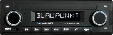 Blaupunkt Skagen 400 DAB, retro bilstereo med Bluetooth och DAB+, returexemplar i gruppen Billjud / Bilstereo / Enkeldin hos BRL (873SKAGEN400DABB1)