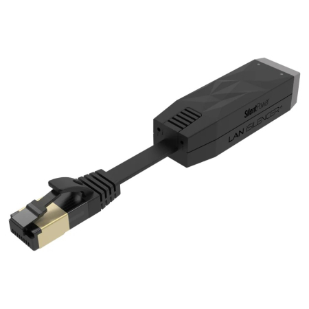 Silent Power LAN iSilencer Plus, galvanisk isolering för Ethernet i gruppen Hemmaljud / Tillbehör / Nätfiltrering hos BRL (880LANISILENCERP)