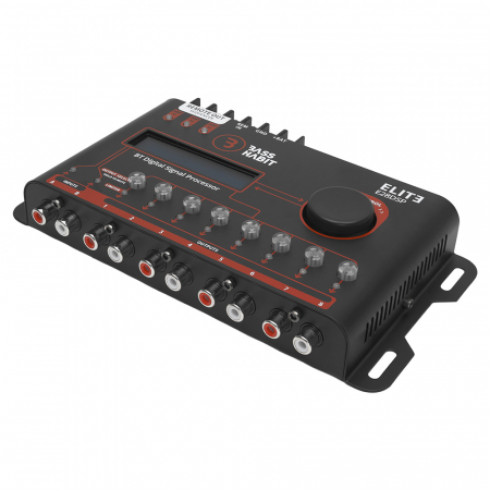 Bass Habit Elite E28DSP, kraftfull ljudprocessor, returexemplar i gruppen Billjud / Slutsteg / Ljudprocessorer hos BRL (890E28DSPC1)