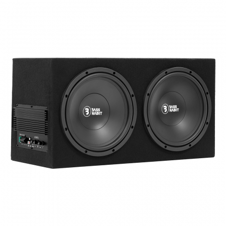 Bass Habit Play PL212A, prisvärd 2x12tums aktiv baslåda i gruppen Billjud / Bas / Aktiv baslåda hos BRL (890PL212A)