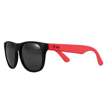 Röda & svarta solglasögon från Bass Habit i gruppen Billjud / Tillbehör / Merchandise hos BRL Electronics (899EYEWEARBR)