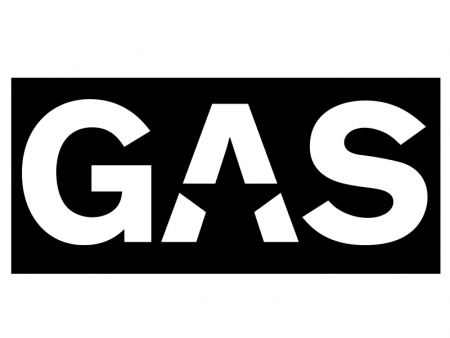 GAS-dekal Vit 30x10.5cm i gruppen Billjud / Tillbehör / Klistermärken hos BRL Electronics (90030X105W)