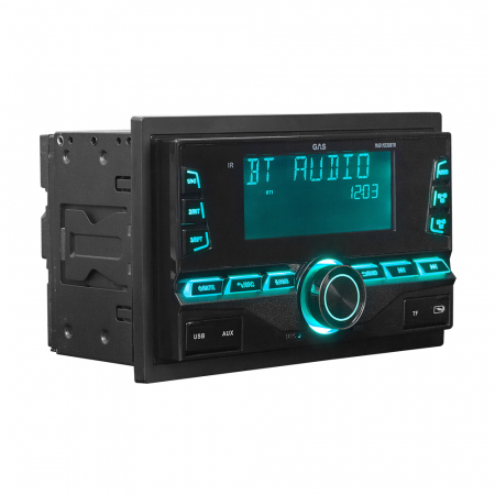 GAS MAD M230-BTN dubbel-DIN med Bluetooth, DSP och 3 par lågnivå returexemplar i gruppen Billjud / Bilstereo / Dubbeldin hos BRL (900MADM230BTNB1)