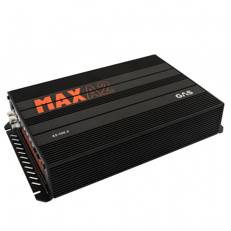 GAS MAX A2-100.2, tvåkanalssteg i gruppen Billjud / Slutsteg / Tvåkanals hos BRL Electronics (900MAXA21002)