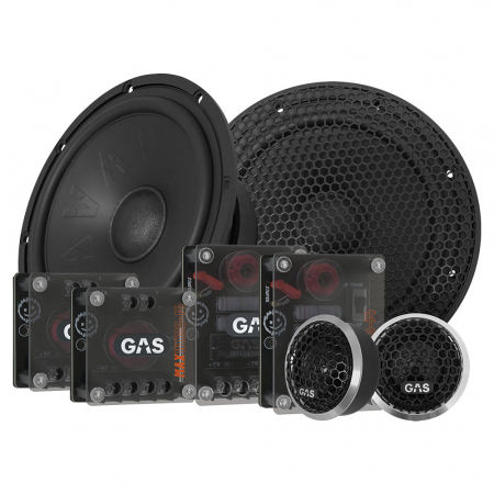 GAS MAX K2-64, välspelande 6.5 tums kitsystem i gruppen Billjud / Bilhögtalare / Kitsystem hos BRL Electronics (900MAXK264)