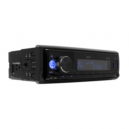 GAS MAX M140-BTX bilstereo med Bluetooth, 32-bit DSP och 3 par (4V) lågnivå, returexemplar i gruppen Billjud / Bilstereo / Enkeldin hos BRL (900MAXM140BTXB1)