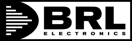 BRL-klistermärke 16x5 cm, svart i gruppen Billjud / Tillbehör / Merchandise hos BRL Electronics (905BRL16X5B)