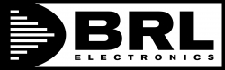 BRL Klistermärke 23x7cm - Svart i gruppen  hos BRL Electronics (905BRL20X65B)