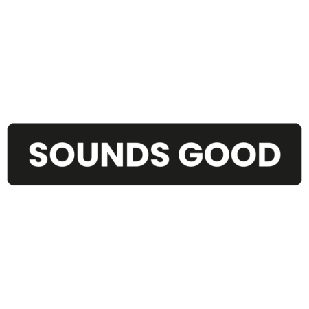 BRL Showplate, Sounds Good i gruppen Billjud / Tillbehör / Merchandise hos BRL (910BRLDEMOSKYLTSG)