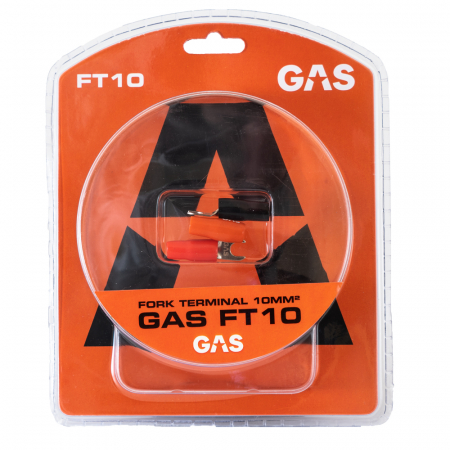 GAS gaffelkabelsko med täckskydd, 10mm² i gruppen Billjud / Tillbehör / Monteringstillbehör hos BRL Electronics (910FT10)