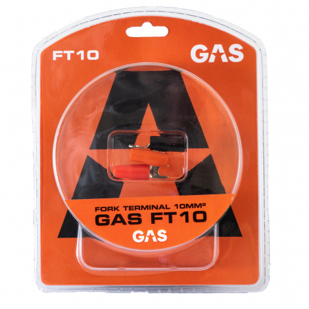 GAS gaffelkabelsko med täckskydd, 10mm² i gruppen Billjud / Tillbehör / Kabelskor hos BRL (910FT10)