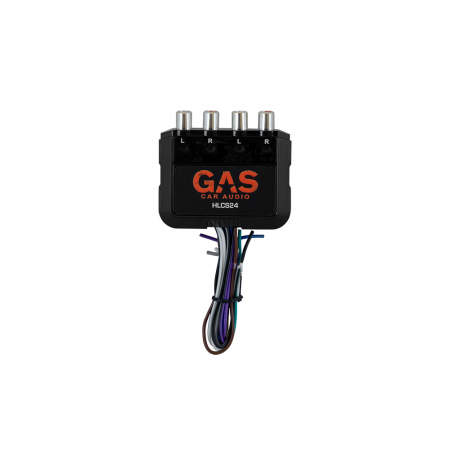 GAS HLCS24 Hög/Lågnivå-omvandlare med remote i gruppen Billjud / Tillbehör / Hög/Lågnivå-omvandlare hos BRL Electronics (910HLCS24)