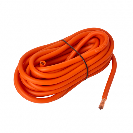 GAS MAX orange 10mm² OFC-strömkabel, 6 meter i gruppen Billjud / Kablar / Strömkabel hos BRL Electronics (910MAXPC10O6M)