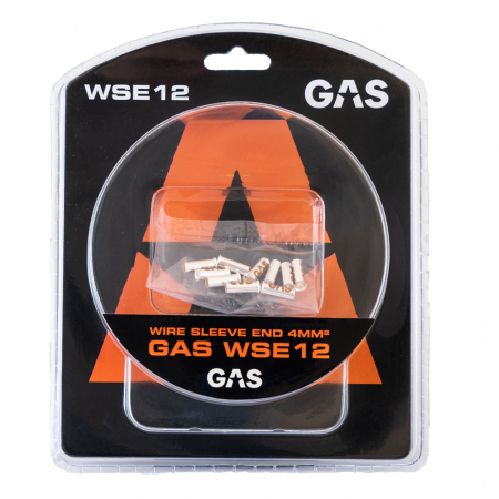 GAS 10-pack änd-/kabelhylsor, 4mm²-kabel i gruppen Billjud / Tillbehör / Monteringstillbehör hos BRL Electronics (910WSE12)