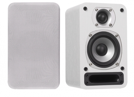 Dynavoice Magic S-3 EX v3 Stativhögtalare Vit ek, par i gruppen Hemmaljud / Högtalare / Stativhögtalare hos BRL (990S3EXWHO)