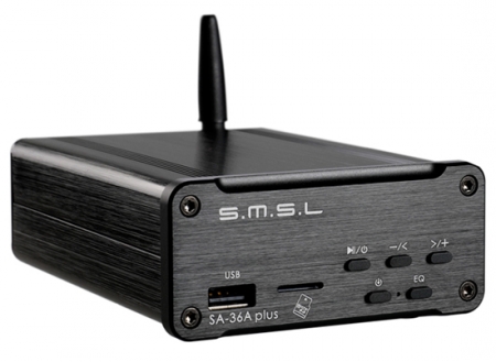 SMSL SA-36A Plus, svart förstärkare i gruppen Hemmaljud / Förstärkare / Stereoförstärkare hos BRL Electronics (993SA36APLUS)