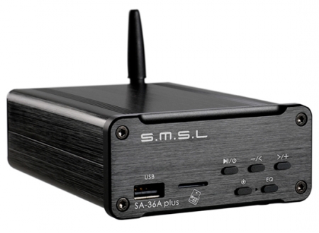 SMSL SA-36A Plus, svart förstärkare i gruppen Hemmaljud / Förstärkare / Stereoförstärkare hos BRL (993SA36APLUS)