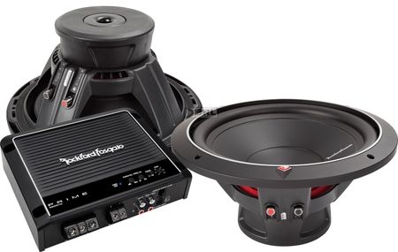 Rockford Fosgate 2x12 baspaket med steg i gruppen Paketlösningar / Paket för bilen / Baspaket hos BRL Electronics (SA000013)