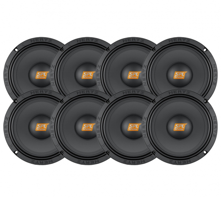 8-pack Hertz SV 165.1 i gruppen Paketlösningar / Paket för bilen / SPL Högtalarpaket hos BRL (SET540SV1651X8)