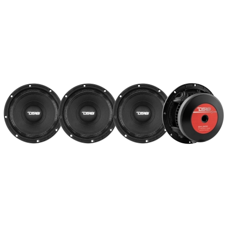 4-pack DS18 8XL800-4, tunga 8 tums midbasar i gruppen Billjud / Bilhögtalare / Midbasar / Mellanregister hos BRL (SET8XL8004X4)