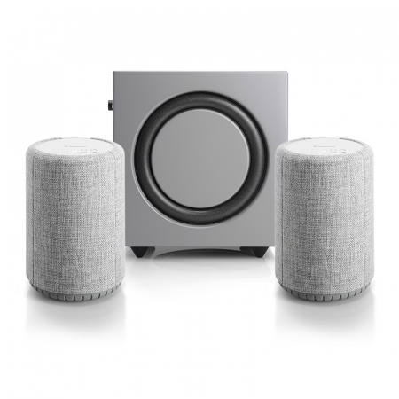 Audio Pro A10 & Addon C-Sub 2.1 högtalarpaket, ljusgrå i gruppen Paketlösningar / Paket för hemmet / Högtalarpaket hem hos BRL (SETA10LGRPKT1)