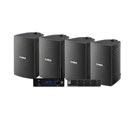4-pack Yamaha NS-AW194 med System One A50BT och högtalarväxel, utomhuspaket i gruppen Paketlösningar / Paket för hemmet / Multiroompaket hos BRL (SETA50BTPKT17)