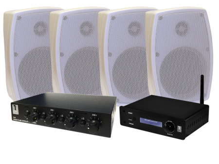 System One A50BT med 2 par OD520 + SC4B högtalarväxel i gruppen Multiroompaket hos BRL Electronics (SETA50PKT10)