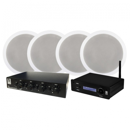 System One A50BT med 2 par IC820 + SC4B högtalarväxel i gruppen Multiroompaket hos BRL Electronics (SETA50PKT19)