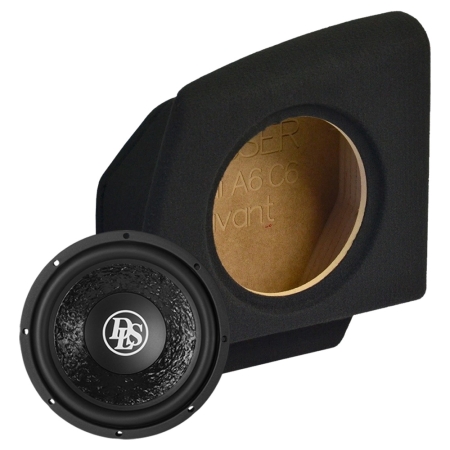 Baslåda med DLS PE10.D2 till Audi A6 Avant 2005-2011 i gruppen Billjud / Vad passar i min bil / Audi / Audi A6 / Audi A6 2005-2011 / Audi A6 Byta högtalare hos BRL (SETA6AVANTPKT1)