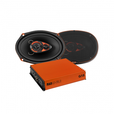 GAS ALPHA 6x9tum & MAD A1-70.2, högtalarpaket i gruppen Paketlösningar / Paket för bilen / Högtalarpaket hos BRL (SETALPHA6956PKT1)