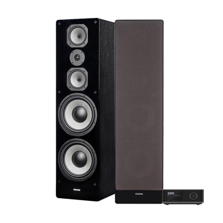 Wiim Amp Ultra med Dynavoice Challenger M-105 EX v4 i svart, 2.0 stereopaket i gruppen Paketlösningar / Paket för hemmet / Stereopaket hos BRL (SETAMPULTRAPKT1)