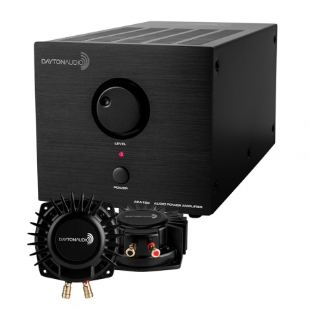 2 stk. Dayton Audio BST-1 &  APA150 forsterker 150 Watt i gruppen Lyd til hjemmet / Høyttalere / Høyttalerelement Byggsatser / Byggesatser hos BRL Electronics (SETAPA150BST1PKT)