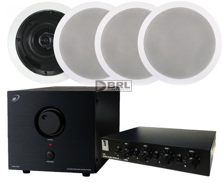 4st Dayton Audio CS420EC + APA150 + Högtalarväxel i gruppen Paketlösningar / Paket för hemmet / Multiroompaket hos BRL (SETAPA150PKT9)