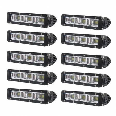 10-pack Nizled LED back-/arbetsljus, 27W, arbetsljuspaket i gruppen Billyd / LED-Belysning / LED-lamper / Arbeidslys hos BRL Electronics (SETB27RFX10)