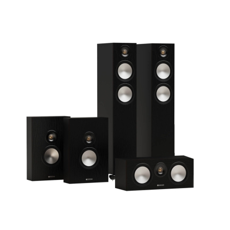 Monitor Audio Bronze 300 7G 5.0 högtalarpaket, svart i gruppen Paketlösningar / Paket för hemmet / Högtalarpaket hem hos BRL (SETB3007GPKT4)