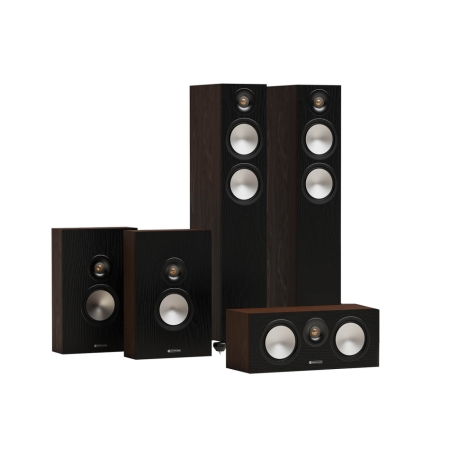 Monitor Audio Bronze 300 7G 5.0 högtalarpaket, valnöt i gruppen Paketlösningar / Paket för hemmet / Högtalarpaket hem hos BRL (SETB3007GPKT6)