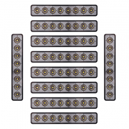 10-pack NIZLED Arbets-/skåpbelysning 48W (5600 lumen), arbetsljuspaket i gruppen Billjud / LED-Belysning / LED-lampor / Arbetsbelysning hos BRL Electronics (SETB48RFX10)