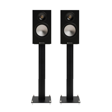 Monitor Audio Bronze 50 7G i svart med Custom Design-stativ, 61cm i gruppen Nyheter hos BRL (SETB507GPKT4)