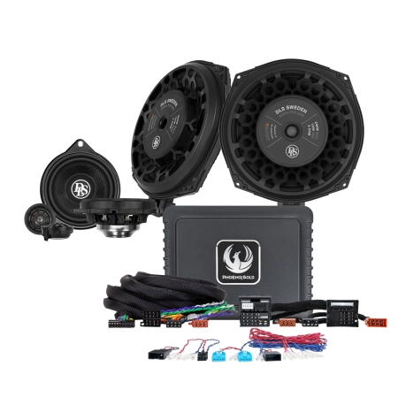 DLS/Phoenix Gold ljuduppgradering till BMW -2019 m. Standard Sound i gruppen Paketlösningar / Paket för bilen / Modellanpassade paket hos BRL (SETBMWPKT20)