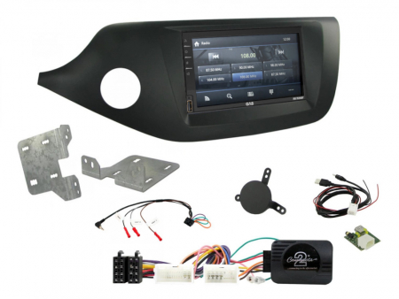 Installationspaket Kia Cee'd 2012-2017 & GAS MAX MV240-BT i gruppen Billjud / Vad passar i min bil / Kia / Ceed / Ceed 2012-2018 / Byta stereo Ceed 2012-2018 hos BRL (SETCEEDPKT6)