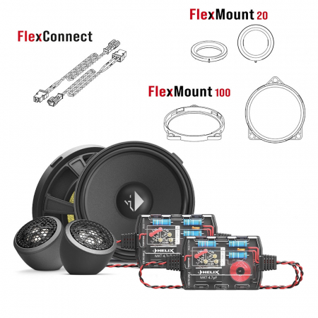 Helix Compose i3, kitsystem till BMW (liten korg) i gruppen Billjud / Vad passar i min bil / BMW / BMW 5 serie / BMW G30/G31 2017-2023 / Byta högtalare G30/G31 2017-2023 hos BRL Electronics (SETCOMPOSEBMWPKT3)